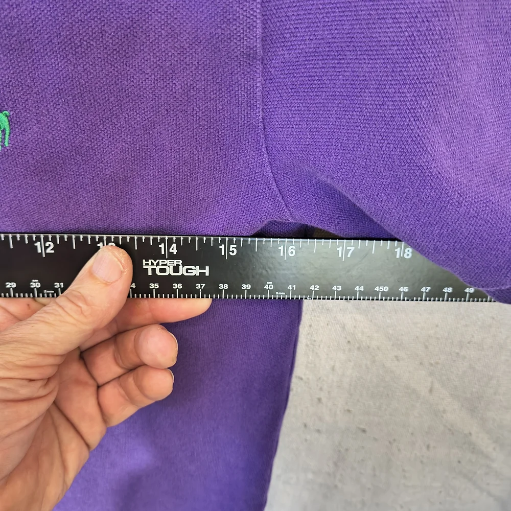 Ralph Lauren Youth Size 14/16 Large Purple Polo Shirt